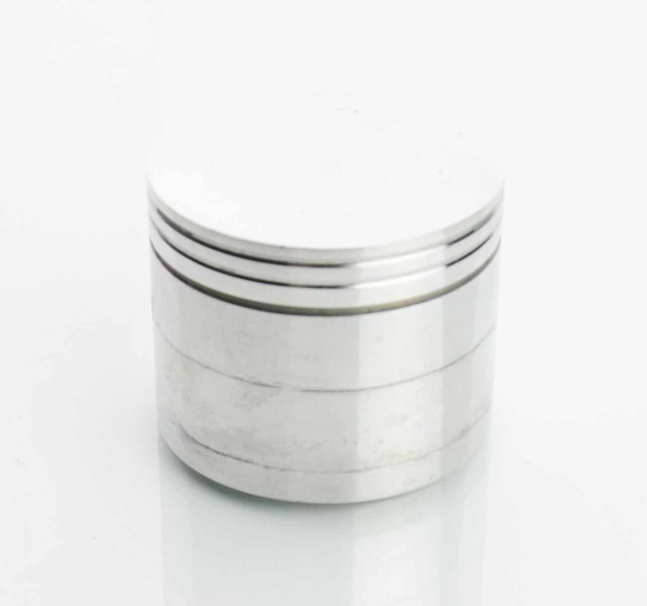 42MM Plain Silver Metal Grinder