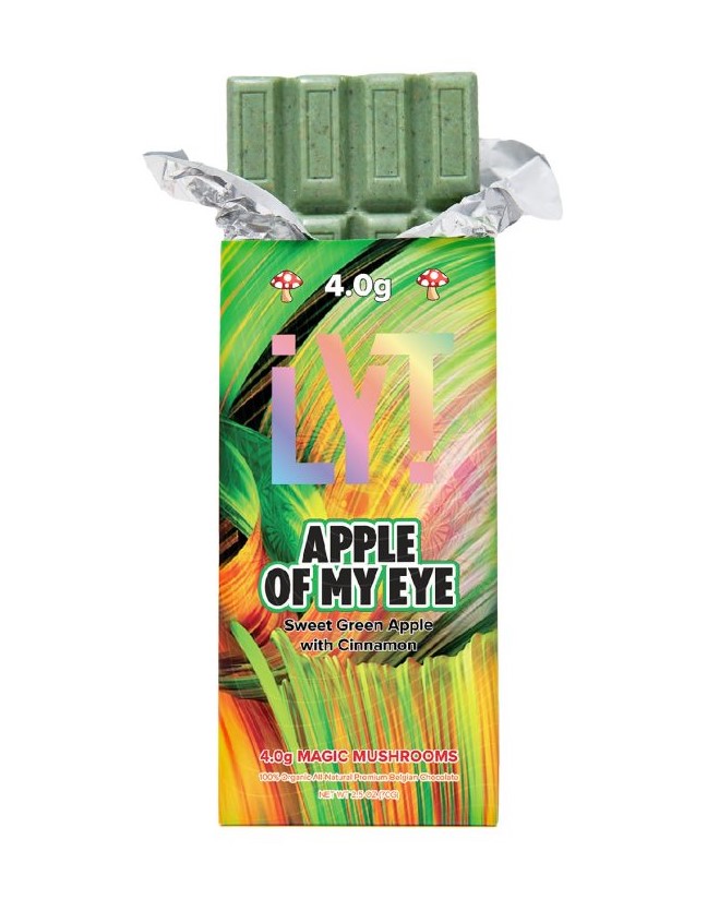 Lyt- Apple Of My Eye 4g Psilocybin Magic Mushroom Bar (Sweet Green Apple with Cinnamon)