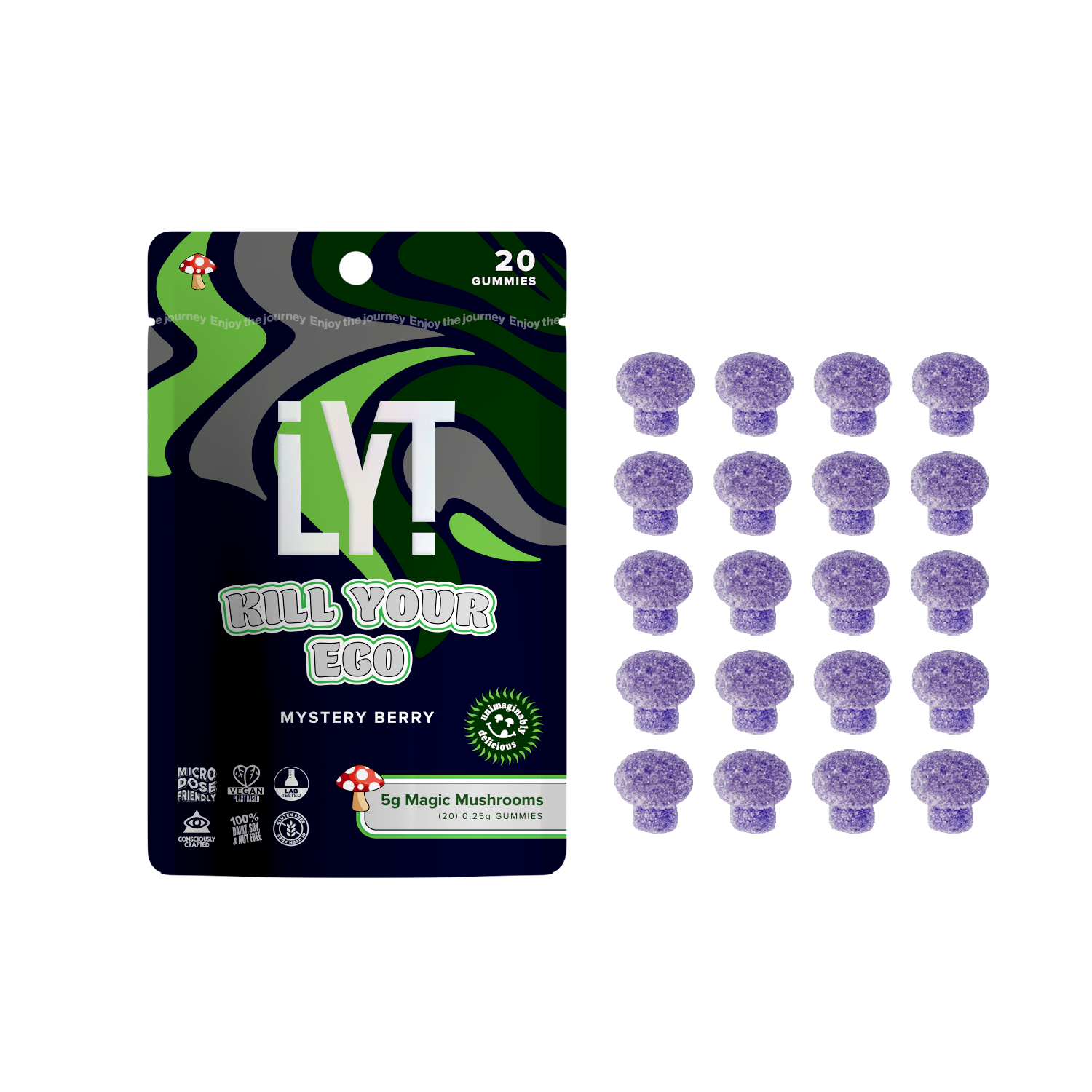 Lyt Magic Mushroom Berry Gummy 5G
