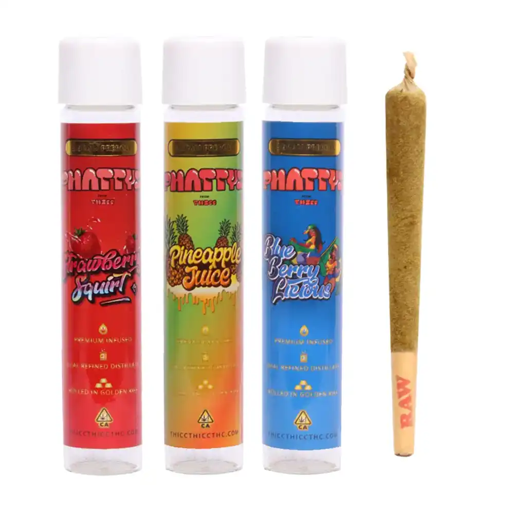 Thicc Phatty's Kief Preroll Blueberry Licious 2g (Hybrid)